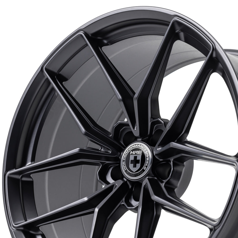 19" HRE FF21 Black Forged Concave Wheels Rims Fits Volkswagen MK7 Golf R GTI