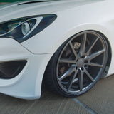 19" Vossen VFS-1 Grey 19x9 19x9.5 Forged Wheels Rims Fits Hyundai Genesis Coupe