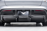 Vorsteiner Aero Rear Diffuser Carbon Fiber PP 2x2 Glossy Fits Porsche Taycan