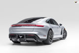 Vorsteiner Aero Rear Diffuser Carbon Fiber PP 2x2 Glossy Fits Porsche Taycan