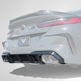 Vorsteiner VRS Aero Rear Diffuser Carbon Fiber PP 2x2 Glossy Fits BMW F9X M8