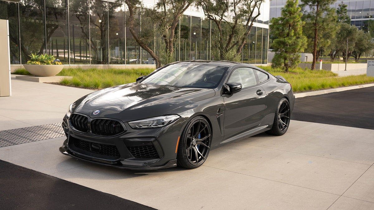 Vorsteiner VRS Aero Front Spoiler Carbon Fiber PP 2x2 Glossy Fits BMW F9X M8