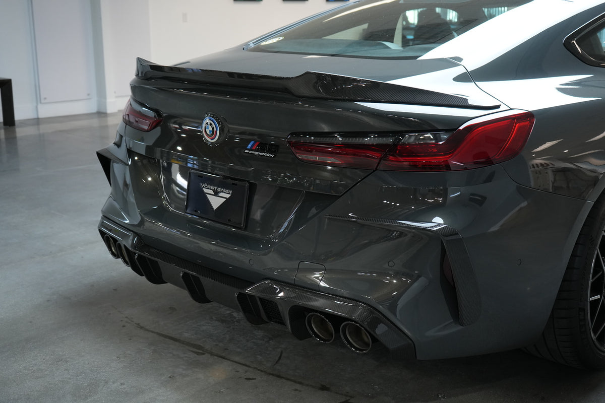 Vorsteiner VRS Aero Rear Diffuser Carbon Fiber PP 2x2 Glossy Fits BMW F9X M8