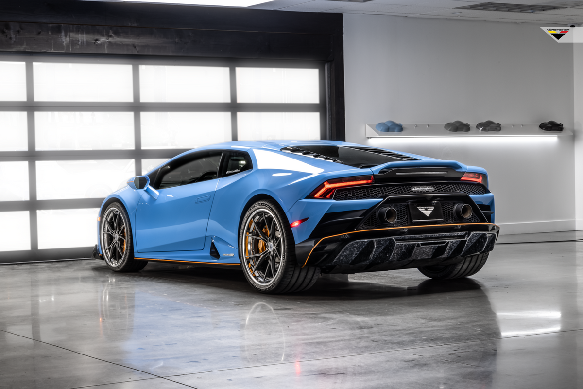 Vorsteiner Aero Rear Diffuser Carbon Matrix Fits Lamborghini Huracan Monza Evo Edizione
