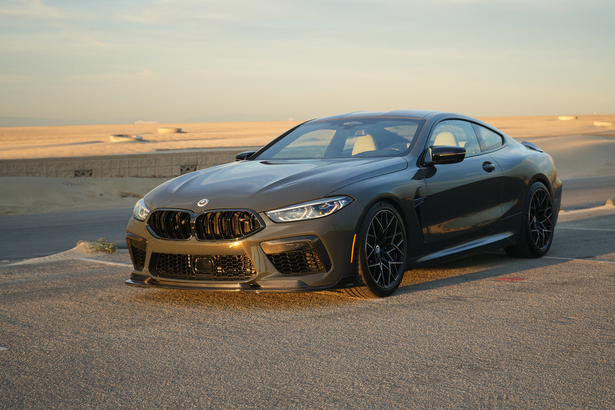 Vorsteiner VRS Aero Front Spoiler Carbon Fiber PP 2x2 Glossy Fits BMW F9X M8