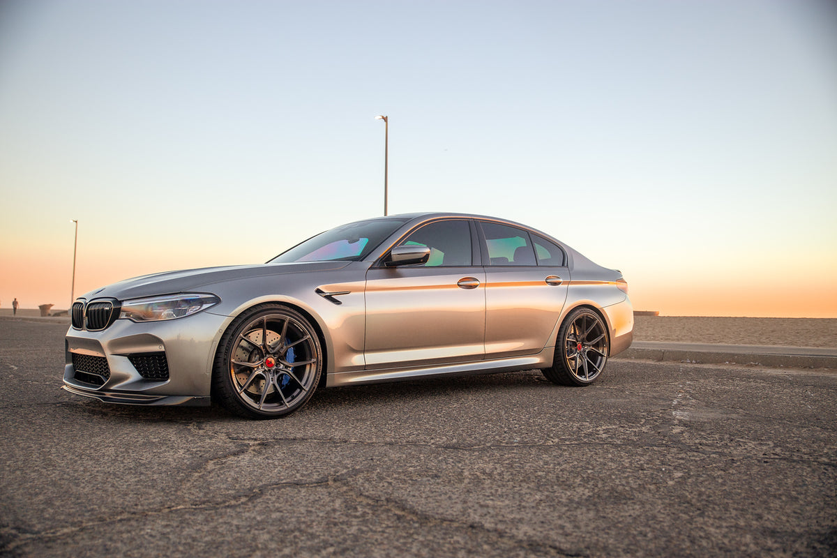 Vorsteiner VRS Aero Front Spoiler Carbon Fiber PP 2x2 Glossy Fits BMW F90 M5