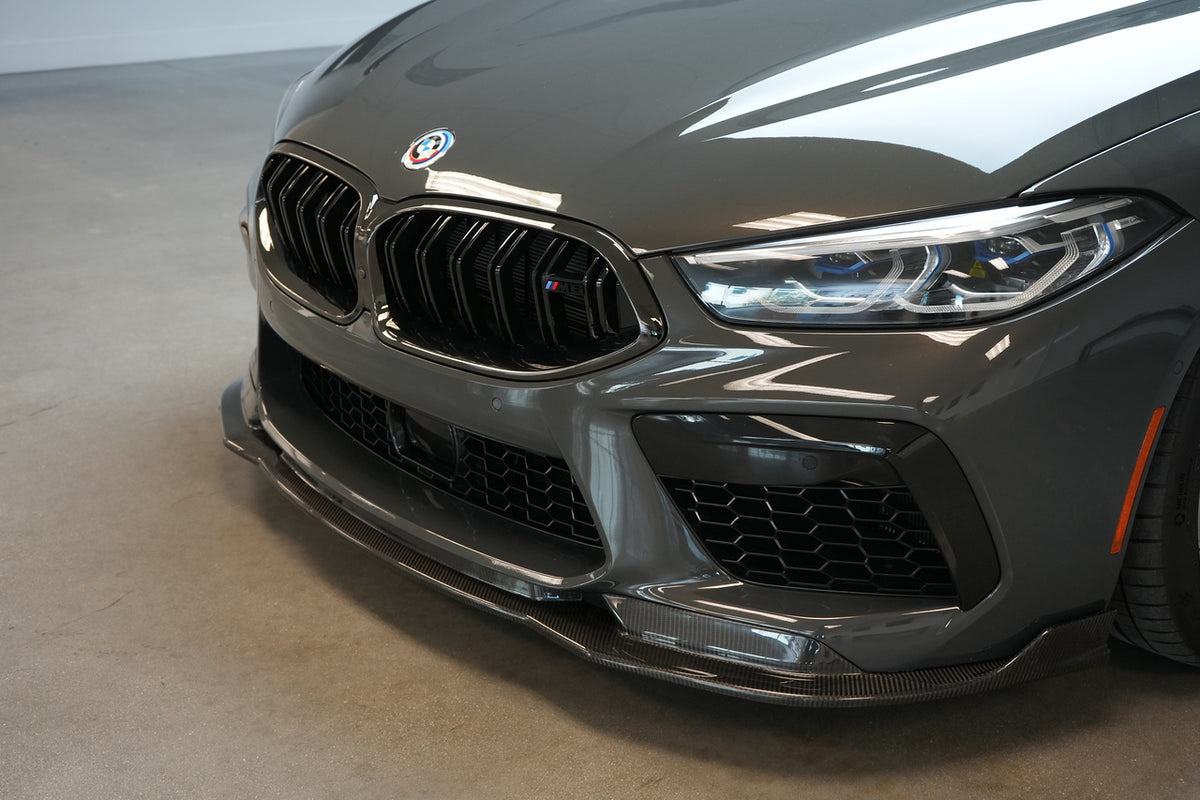 Vorsteiner VRS Aero Front Spoiler Carbon Fiber PP 2x2 Glossy Fits BMW F9X M8