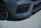 Vorsteiner VRS Aero Front Spoiler Carbon Fiber PP 2x2 Glossy Fits BMW F9X M8