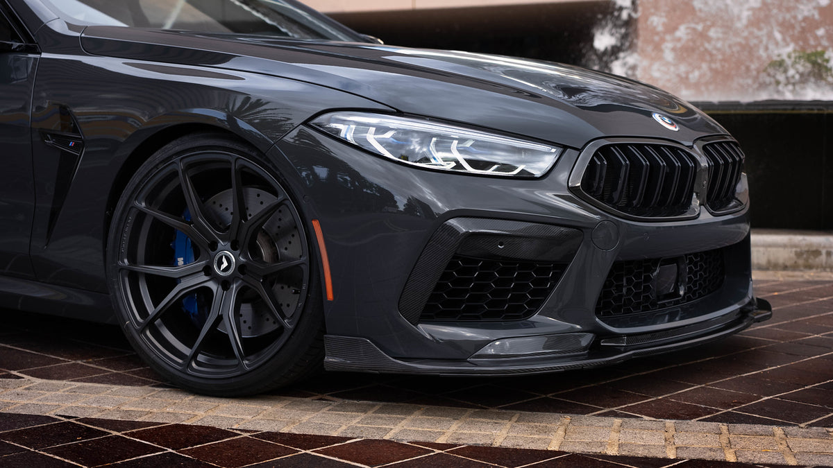 Vorsteiner VRS Aero Front Spoiler Carbon Fiber PP 2x2 Glossy Fits BMW F9X M8