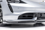 Vorsteiner Aero Front Spoiler Carbon Fiber PP 2x2 Glossy Fits Porsche Taycan