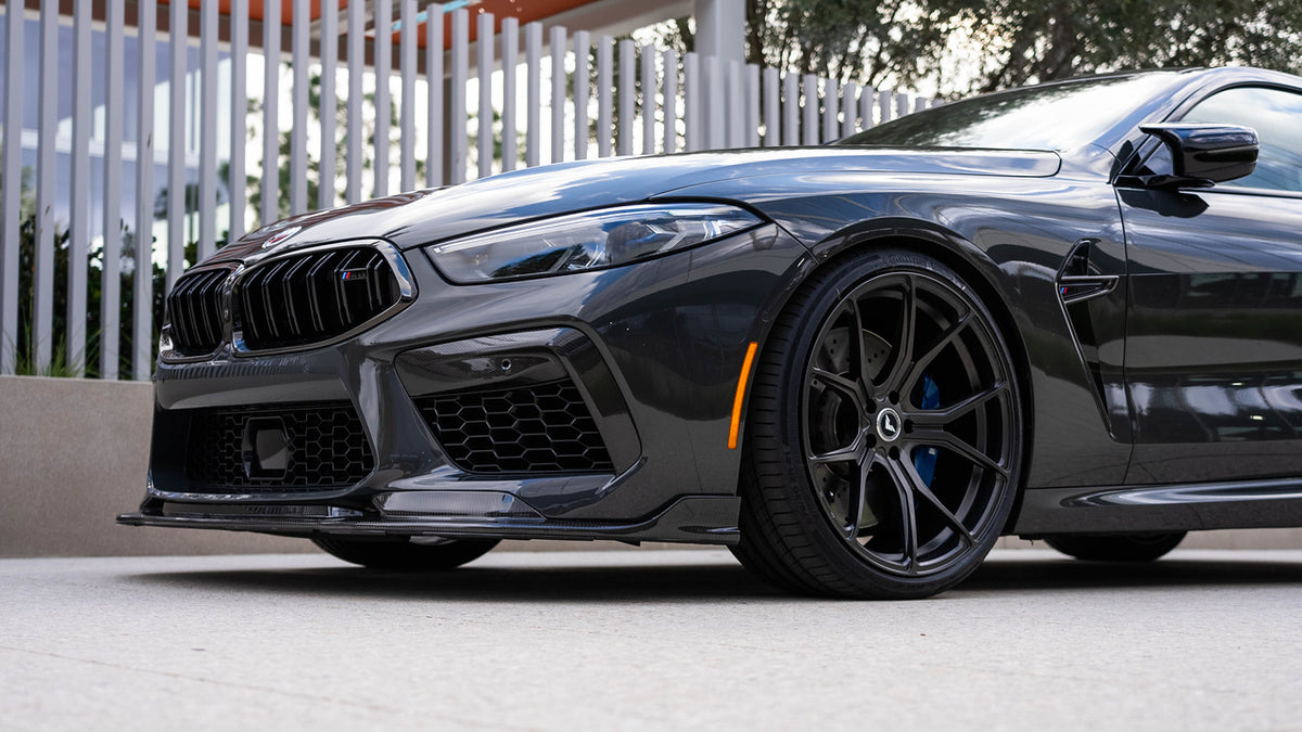 Vorsteiner VRS Aero Front Spoiler Carbon Fiber PP 2x2 Glossy Fits BMW F9X M8