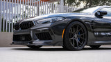 Vorsteiner VRS Aero Front Spoiler Carbon Fiber PP 2x2 Glossy Fits BMW F9X M8