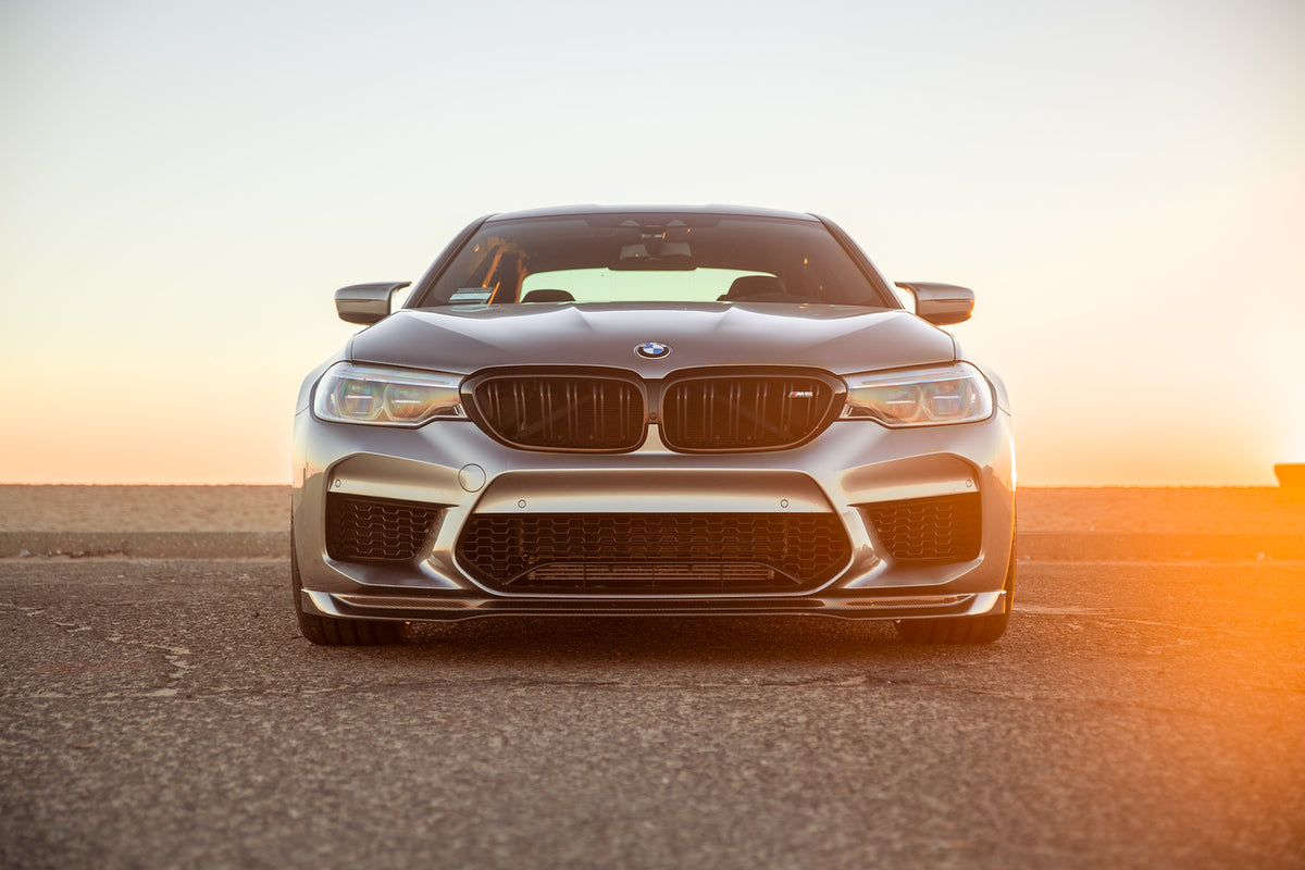 Vorsteiner VRS Aero Front Spoiler Carbon Fiber PP 2x2 Glossy Fits BMW F90 M5