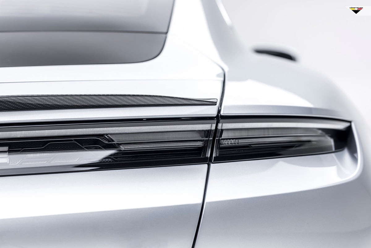 Vorsteiner Aero Decklid Spoiler Carbon Fiber PP 2x2 Glossy Fits Porsche Taycan