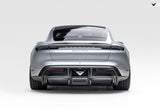 Vorsteiner Aero Decklid Spoiler Carbon Fiber PP 2x2 Glossy Fits Porsche Taycan