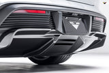 Vorsteiner Aero Rear Diffuser Carbon Fiber PP 2x2 Glossy Fits Porsche Taycan