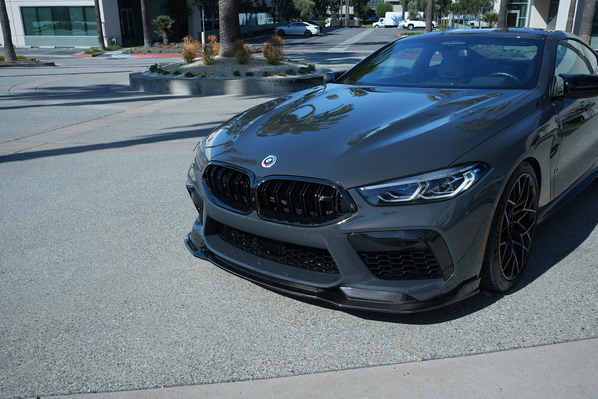 Vorsteiner VRS Aero Front Spoiler Carbon Fiber PP 2x2 Glossy Fits BMW F9X M8