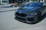 Vorsteiner VRS Aero Front Spoiler Carbon Fiber PP 2x2 Glossy Fits BMW F9X M8