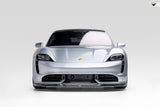 Vorsteiner Aero Front Spoiler Carbon Fiber PP 2x2 Glossy Fits Porsche Taycan