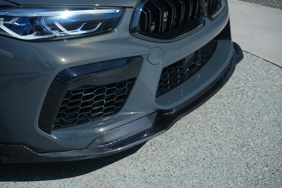 Vorsteiner VRS Aero Front Spoiler Carbon Fiber PP 2x2 Glossy Fits BMW F9X M8
