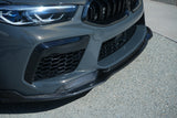 Vorsteiner VRS Aero Front Spoiler Carbon Fiber PP 2x2 Glossy Fits BMW F9X M8
