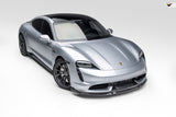 Vorsteiner Aero Front Spoiler Carbon Fiber PP 2x2 Glossy Fits Porsche Taycan