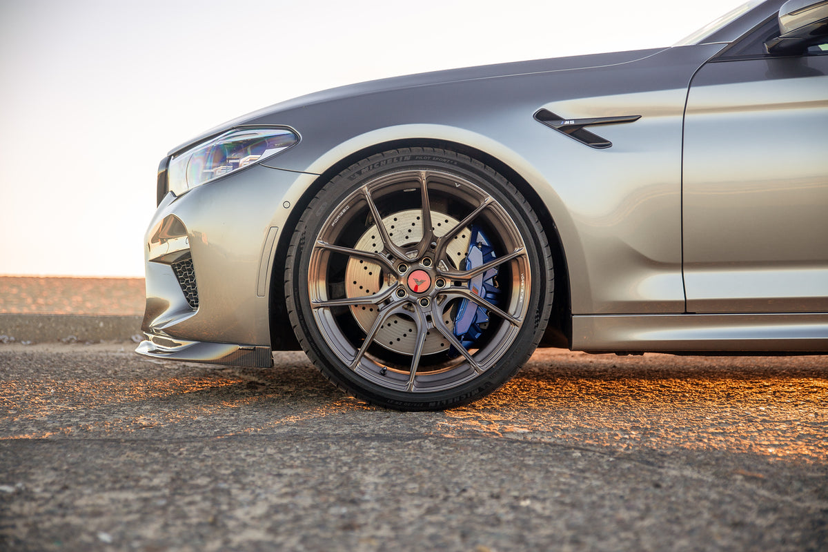 Vorsteiner VRS Aero Front Spoiler Carbon Fiber PP 2x2 Glossy Fits BMW F90 M5