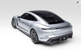 Vorsteiner Aero Rear Diffuser Carbon Fiber PP 2x2 Glossy Fits Porsche Taycan