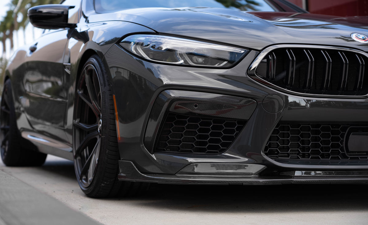 Vorsteiner VRS Aero Front Spoiler Carbon Fiber PP 2x2 Glossy Fits BMW F9X M8