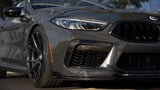 Vorsteiner VRS Aero Front Spoiler Carbon Fiber PP 2x2 Glossy Fits BMW F9X M8