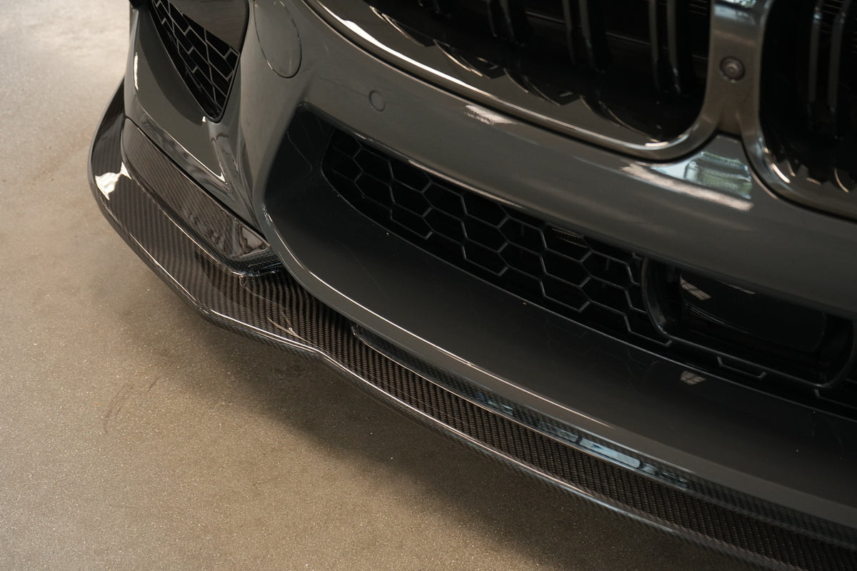 Vorsteiner VRS Aero Front Spoiler Carbon Fiber PP 2x2 Glossy Fits BMW F9X M8