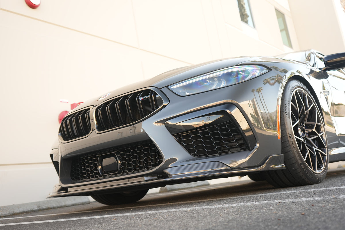 Vorsteiner VRS Aero Front Spoiler Carbon Fiber PP 2x2 Glossy Fits BMW F9X M8