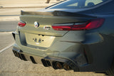 Vorsteiner VRS Aero Rear Diffuser Carbon Fiber PP 2x2 Glossy Fits BMW F9X M8