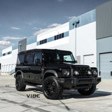 17" Vossen HFX1 Satin Black 17x8.5 Concave Wheels Rims Fits Ineos Grenadier