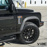 20" Vossen HFX1 Satin Black 20x9.5 Concave Wheels Rims Fits Ineos Grenadier