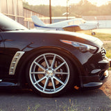 19" Vossen VFS-1 Silver 19x9.5 19x10.5 Forged Wheels Rims Fit Infiniti G35 Coupe