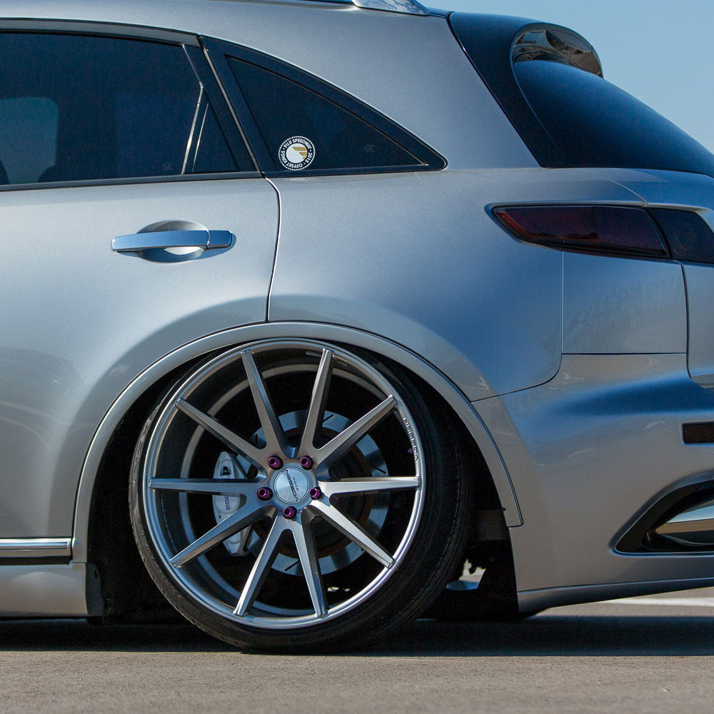 20" Vossen VFS-1 Silver 20x9 20x9.5 Forged Wheels Rims Fits Infiniti G35 Sedan