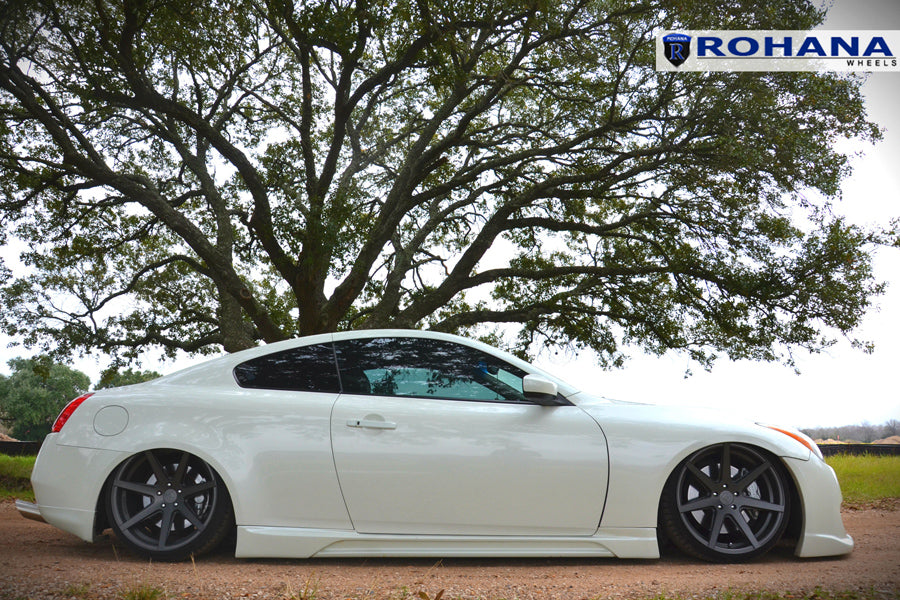 19" ROHANA RC7 GRAPHITE CONCAVE WHEELS RIMS FITS INFINTI G35 SEDAN