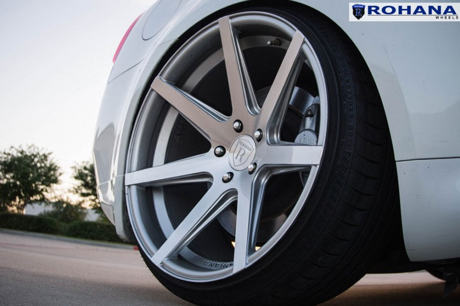 19" ROHANA RC7 SILVER CONCAVE WHEELS RIMS FITS BMW F30 320 328 335 SEDAN