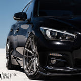 19" Velgen VF5 Gunmetal 19x9.5 19x10.5 Concave Wheels Rims Fits Tesla Model 3