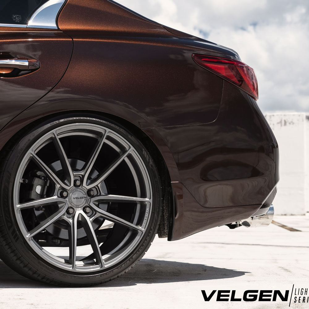 20" Velgen VF5 Silver 20x9 20x10.5 Forged Concave Wheels Rims Fits Lexus LS430