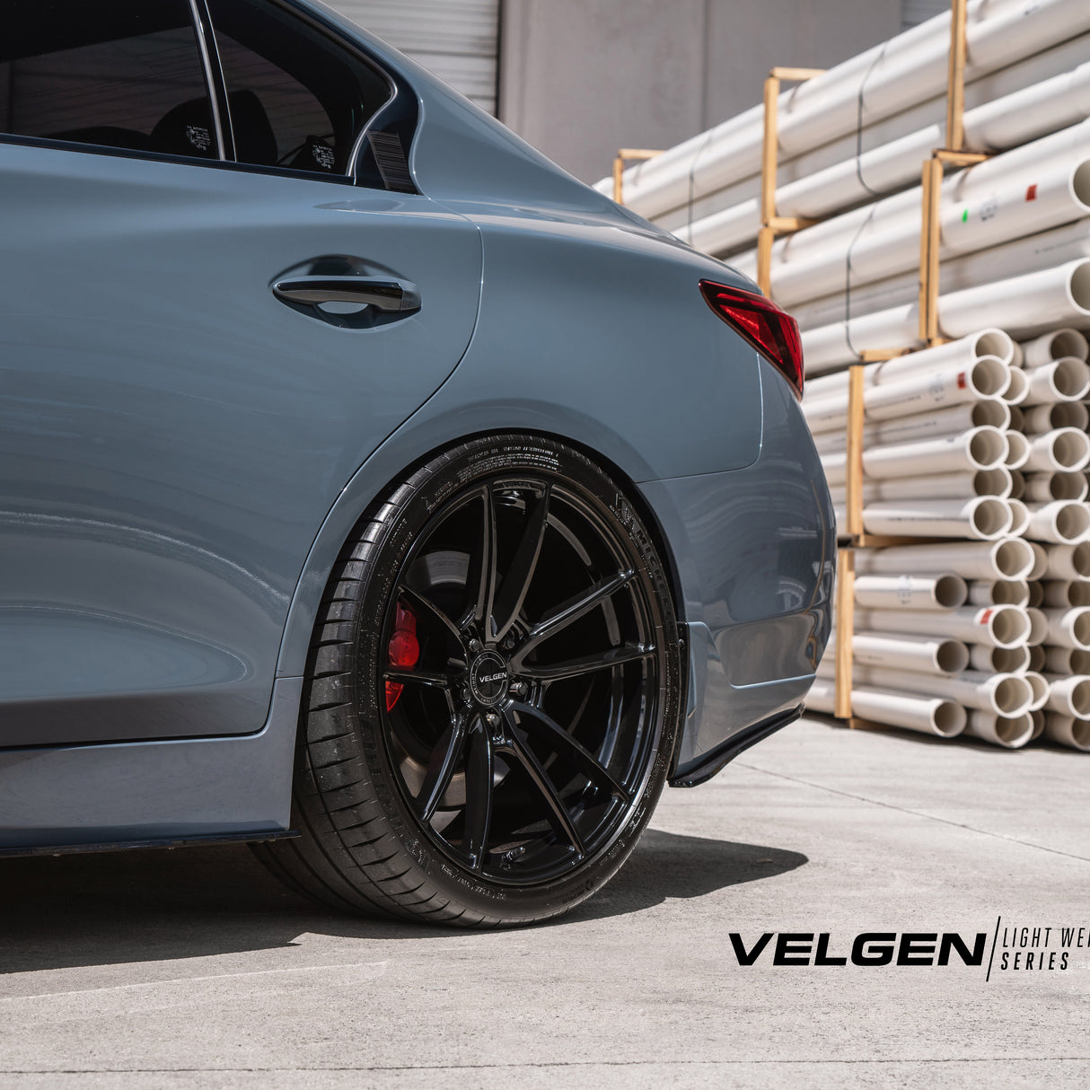 19" Velgen VF5 Gloss Black Concave Wheels Rims Fits Infiniti G37 G37S