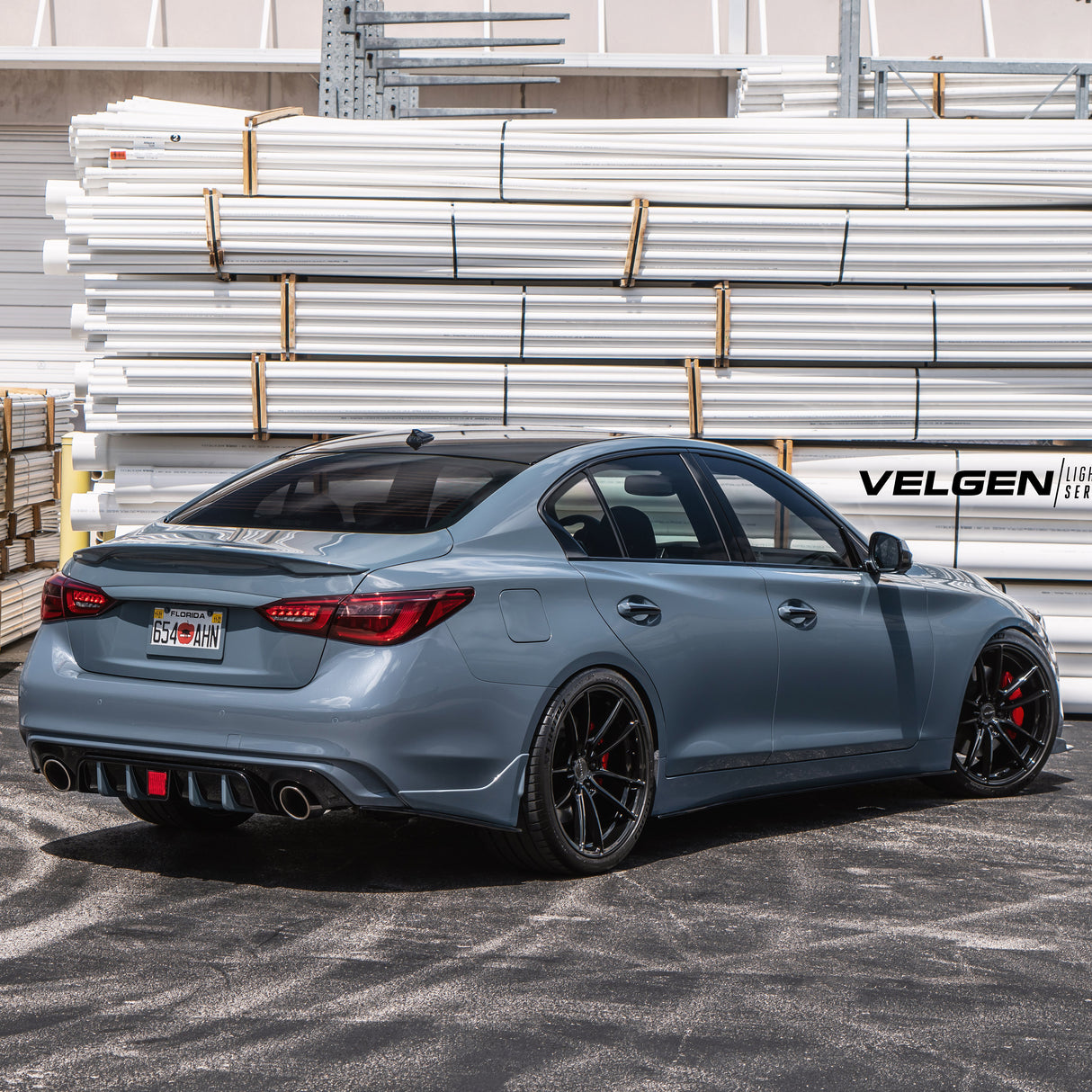 19" Velgen VF5 Gloss Black Concave Wheels Fits Infiniti Q40 Q50 Q50S