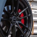 19" Velgen VF5 Gloss Black Concave Wheels Rims Fits Infiniti G37 G37S