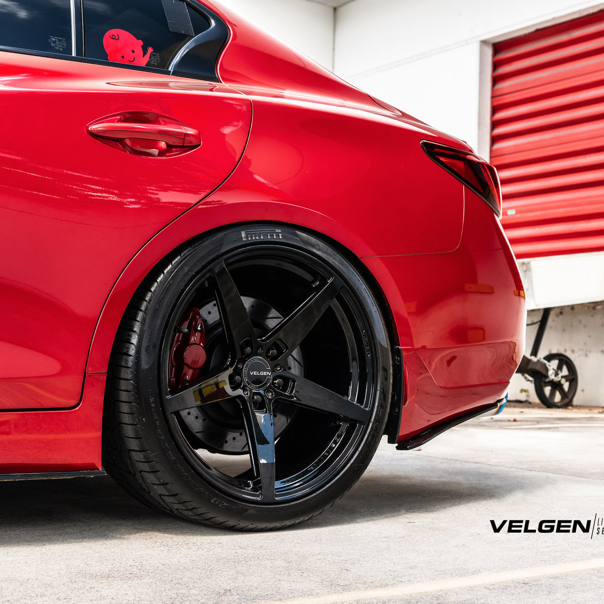 20" Velgen Classic5 Gloss Black Concave Wheels Rims Fits Tesla Model 3