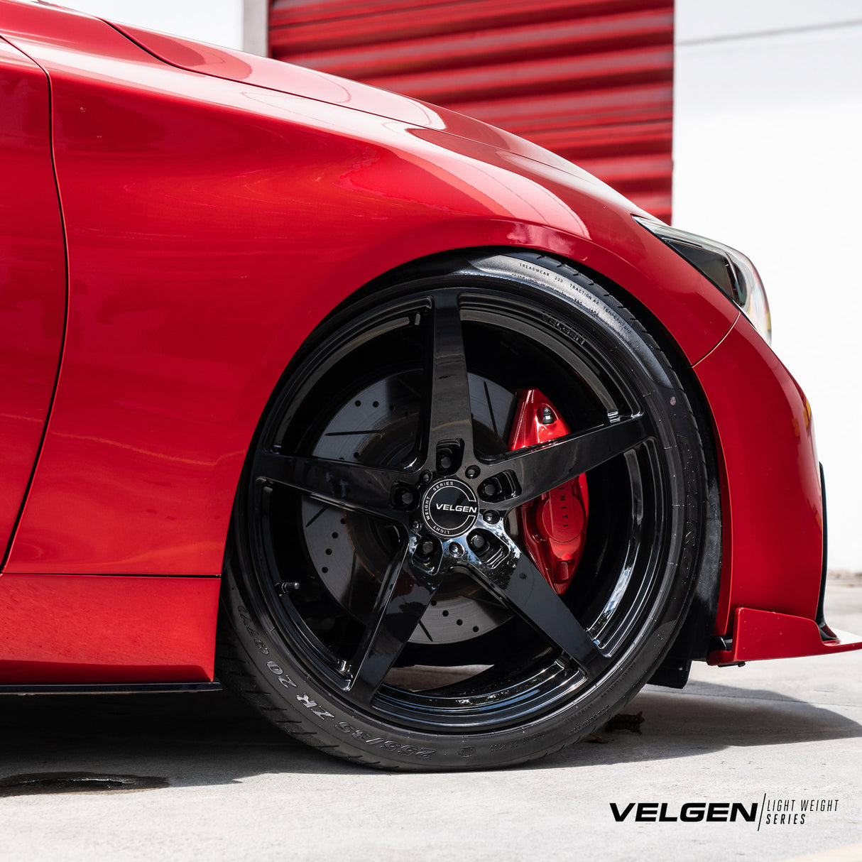 20" Velgen Classic5 Gloss Black Concave Wheels Rims Fits Ford Mustang