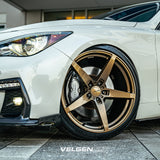 22" Velgen Classic5 22x10.5 Bronze Concave Wheels Rims Fits Jeep Grand Cherokee
