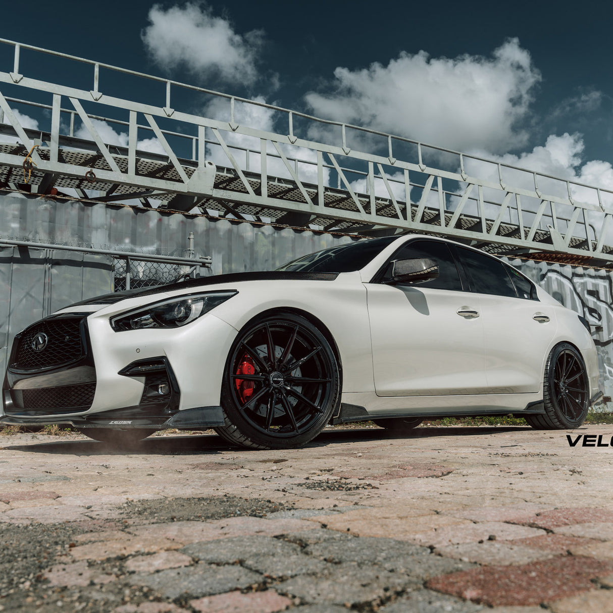 20" Velgen VF10 Gloss Black Concave Wheels Rims Fits Infiniti G35 Sedan