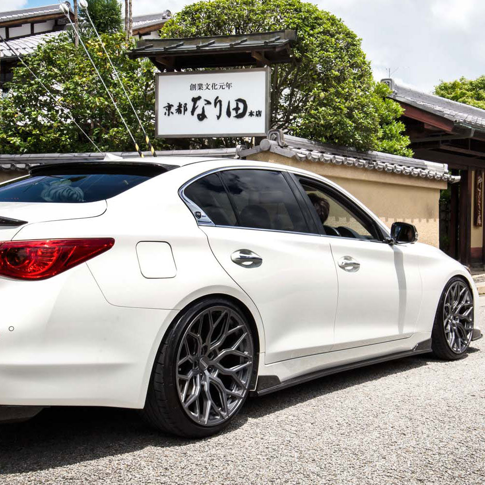 19" Vossen HF2 Grey 19X9 19X9.5 1103 Concave Wheels Rims Fits Infiniti G37 G37S