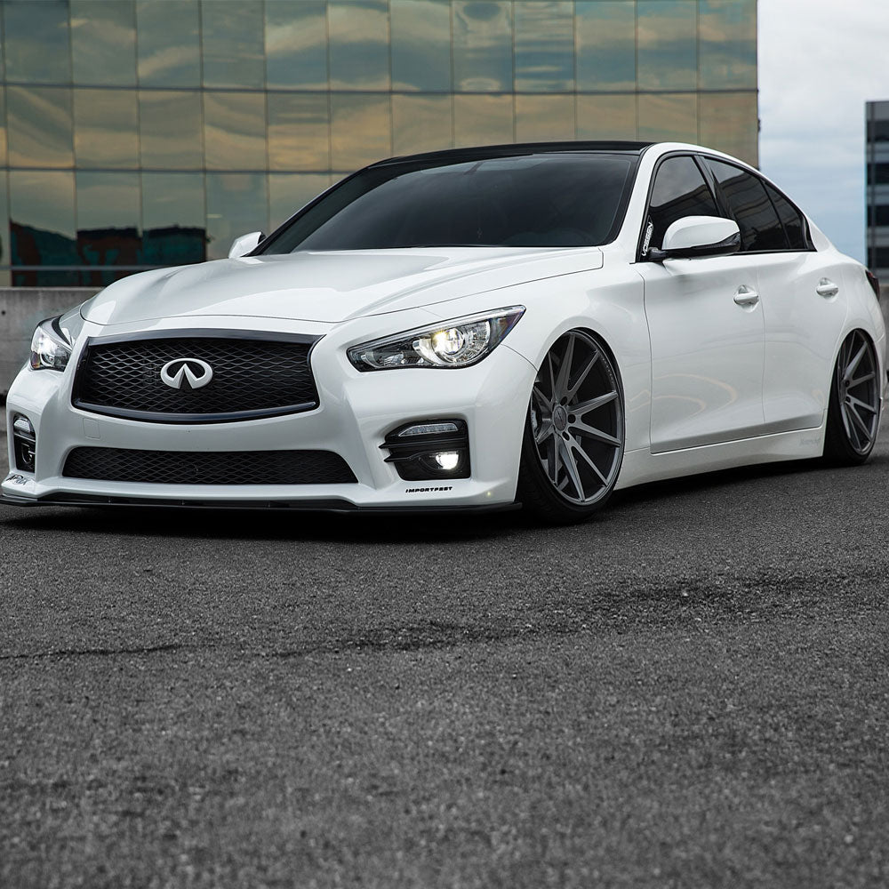 19" Vossen VFS-1 Grey 19x8.5 19x10 Forged Wheels Rims Fits Infiniti Q50 Q50S